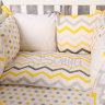 Комплект Baby Design ZigZag Yellow-Grey - 